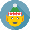 cartoon, character, christmas elf, elf, party hat 