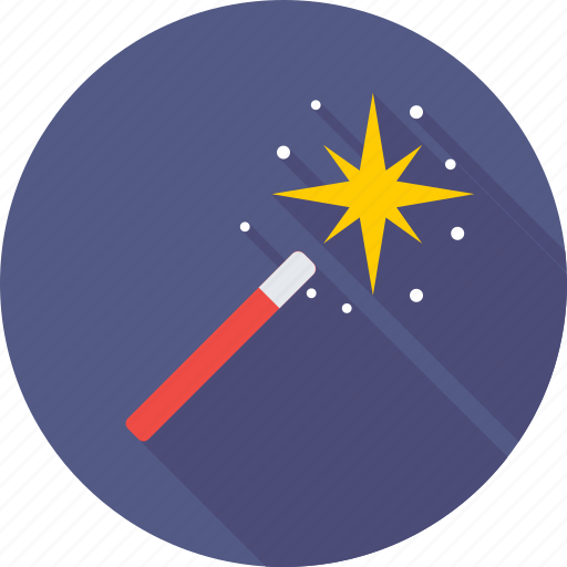 Magic, magic stick, magician, wand, wizard icon - Download on Iconfinder