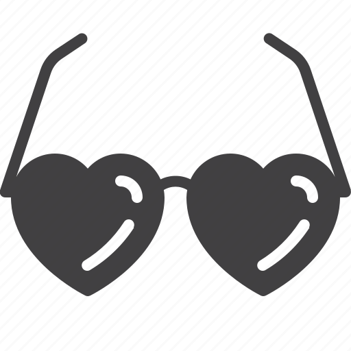 Glasses, heart, sunglasses icon - Download on Iconfinder