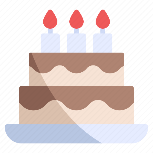Birthday, cake, candle, celebration, dessert, party, sweet icon - Download on Iconfinder