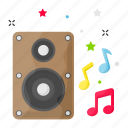 music, song, note, party, speaker