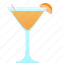 alcohol, celebration, cocktail, orange, party, sidecar