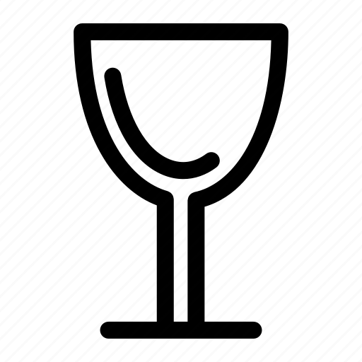 Empty, glass, party, stemmed, wine icon - Download on Iconfinder