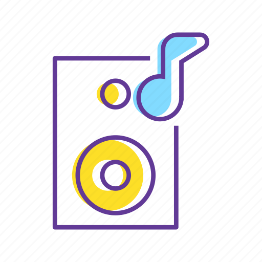 Disco, event, loud, music, music system, party, subwoofer icon - Download on Iconfinder