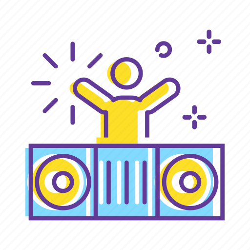 Dance, decoration, disco, dj, dj party, event, party icon - Download on Iconfinder