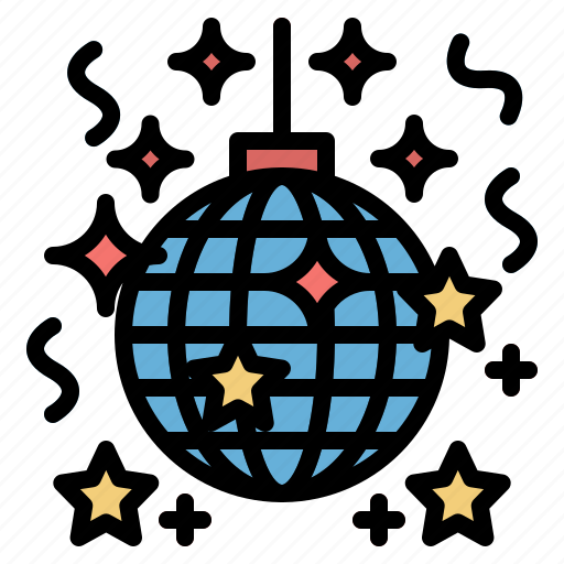 Party, discoball, dance, club, music, decoration icon - Download on Iconfinder