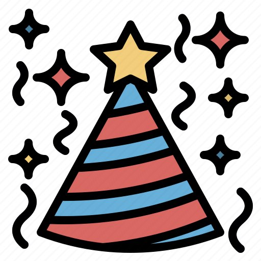 Party, partyhat, birthday, celebration, hat, christmas icon - Download on Iconfinder