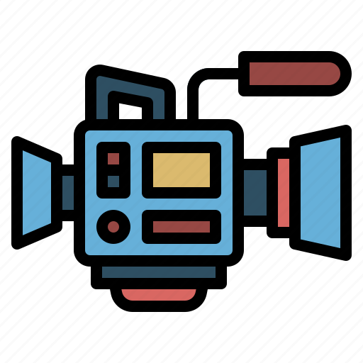 Party, videocamera, film, record, camcoder, multimedia, media icon - Download on Iconfinder