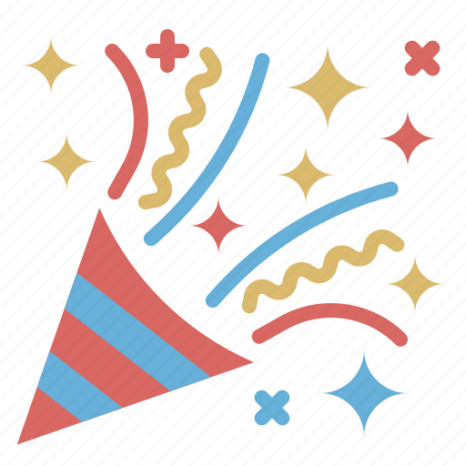 Party, confetti, celebration, birthday, fun, celebrate icon - Download on Iconfinder