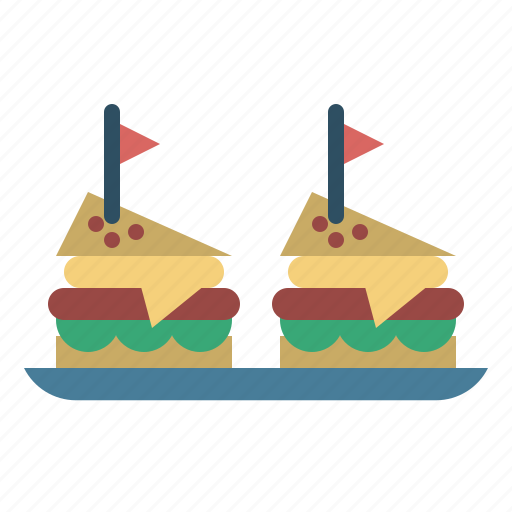 Party, sandwich, food, bread, fast, burger, meal icon - Download on Iconfinder