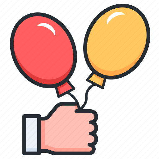 Balloons, party, decoration, birthday icon - Download on Iconfinder