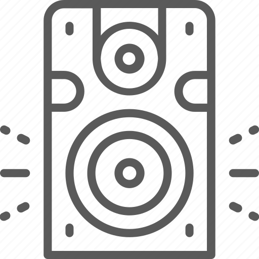 Audio, equipment, music, party, sound, speaker, subwoofer icon - Download on Iconfinder