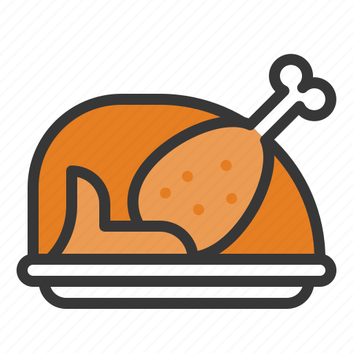 Chicken, food, roast chicken, turkey icon - Download on Iconfinder