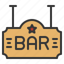 bar, club, nightlife, party, sign