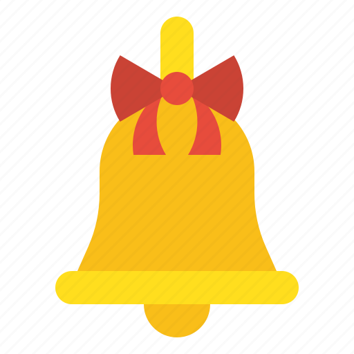 Alarm, bell, bow, christmas, ringing icon - Download on Iconfinder