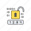 lock, decryption, open, password 