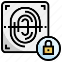 fingerprint, scan, security, password, lock, login