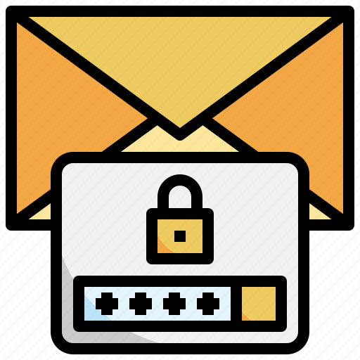 Mail, password, security, passkey, lock icon - Download on Iconfinder