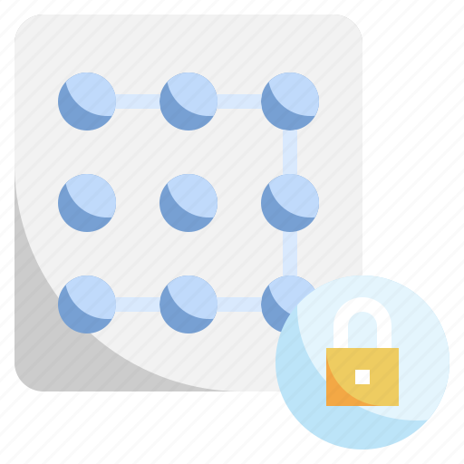 Lock, pattern, password, passkey, security icon - Download on Iconfinder