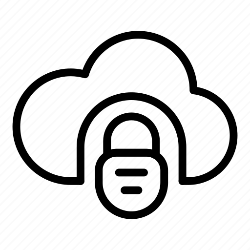 Cloud, locked icon - Download on Iconfinder on Iconfinder
