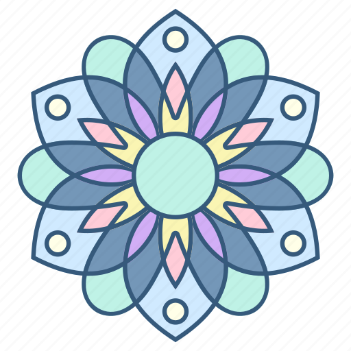 Decoration, floral, flower, mandala, ornament icon - Download on Iconfinder