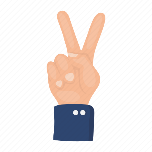 Finger, gesture, hand, patriot, sign, symbolism, victory icon - Download on Iconfinder