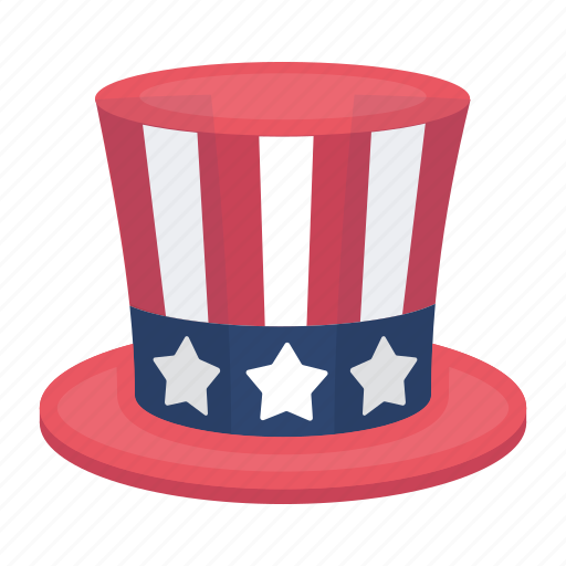 America, attribute, color, cylinder, flag, hat, head icon - Download on Iconfinder