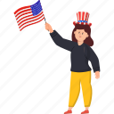 usa, independence, illustration, happy independence day, flat icons, celebration, fourth of july, patriotic