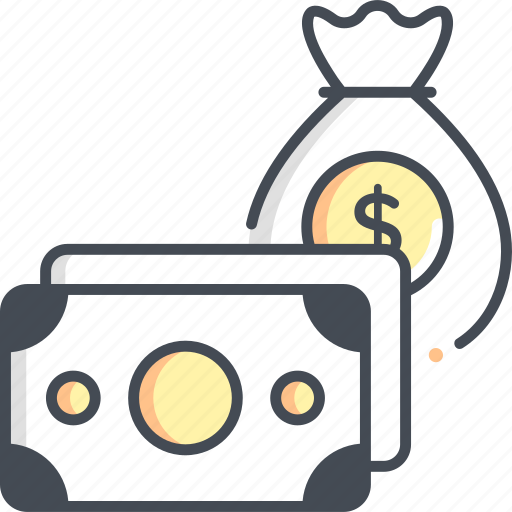 Cash, money, money bag, bag, dollar icon - Download on Iconfinder