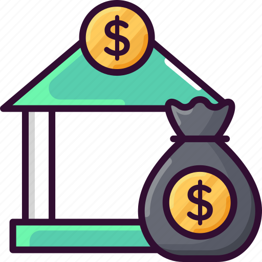 Bank account, bank, finance, banking, building icon - Download on Iconfinder