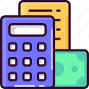 calculator, accounting, expense, budget, cost