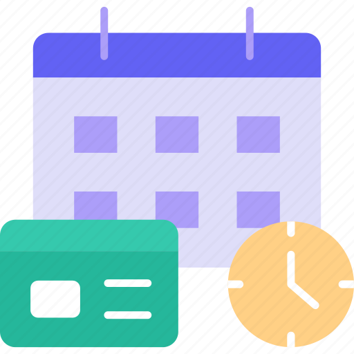 Subscription, credit card, schedule, calendar, payment, date icon - Download on Iconfinder
