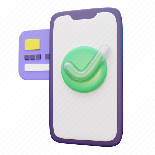 Nfc, payment, cashless, contactless, online, wireless, transaction 3D illustration - Download on Iconfinder