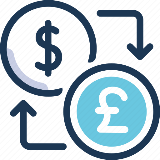 Currency exchange, dollar, exchange, euro, money, coins icon - Download on Iconfinder