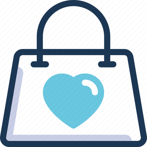 Bag, shopping bag, supermarket, love, heart icon - Download on Iconfinder