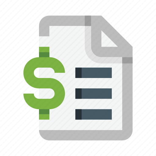 File, bill, invoice, payment, document, finance, statement icon - Download on Iconfinder