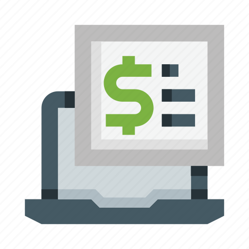 Payment, laptop, order, bill, invoice, shopping, ecommerce icon - Download on Iconfinder