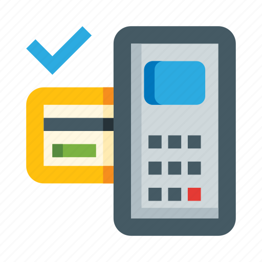 Payment, terminal, wireless, contactless, verification, credit card, device icon - Download on Iconfinder
