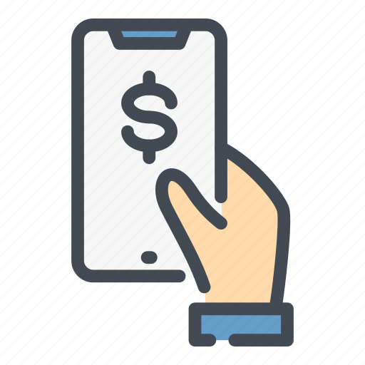 Dollar, money, nfs, online, pay, payment, smartphone icon - Download on Iconfinder