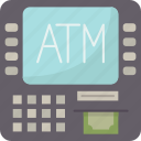 atm, machine, bank, withdraw, money