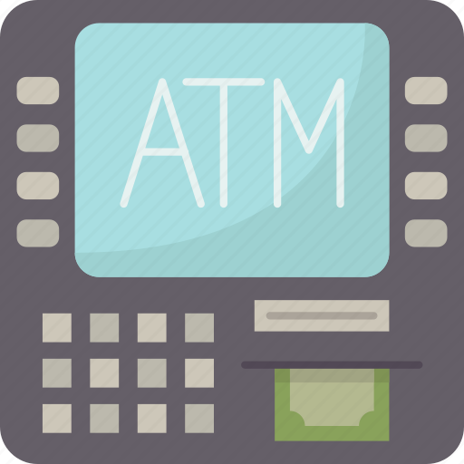 Atm, machine, bank, withdraw, money icon - Download on Iconfinder