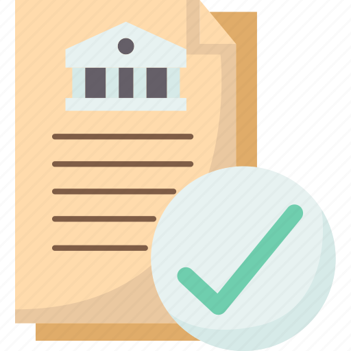 Bank, agreement, loan, investment, statement icon - Download on Iconfinder