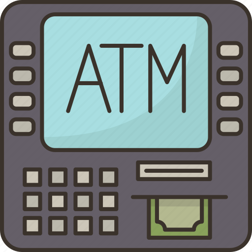Atm, machine, bank, withdraw, money icon - Download on Iconfinder