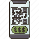 qr, payment, cashless, mobile, banking