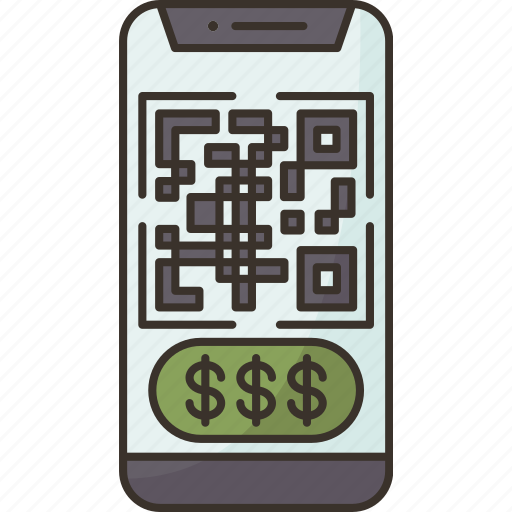 Qr, payment, cashless, mobile, banking icon - Download on Iconfinder