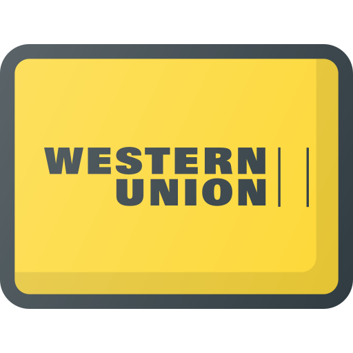 Credit, money, online, pay, payments, send, western union icon
