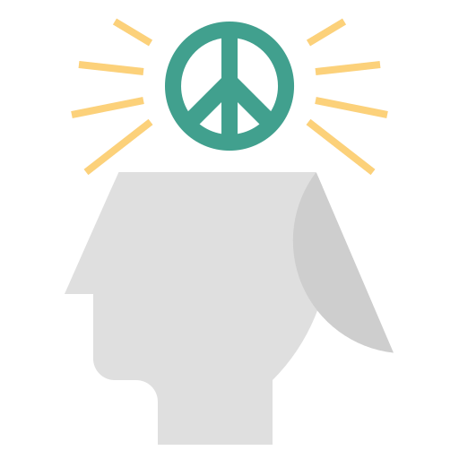 Peace, thinking, mindset, attitude, empathy, open mindedness, open mind icon - Free download