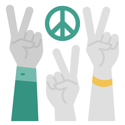 Peace, liberty, peace hand, peace day, peace symbol, v sign, hand gesture icon - Free download