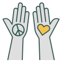 peace, charity, friendly, goodness, share, generosity, sharing kindness