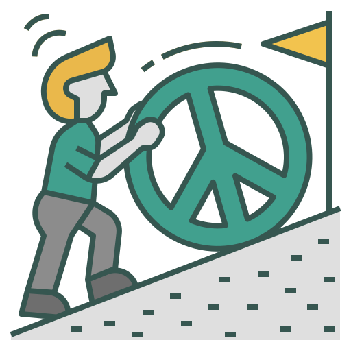 Tolerance, peace, toleration, goal, hope, attempt, peace day icon - Free download